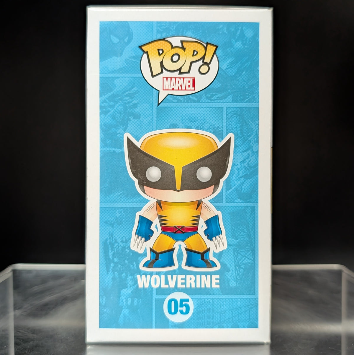 FUNKO POP! Marvel RARE Vinyl Bobble-Head X-Men #05 Wolverine (Brown) [Zapp Comics (Stickerless)] [VAULTED]
