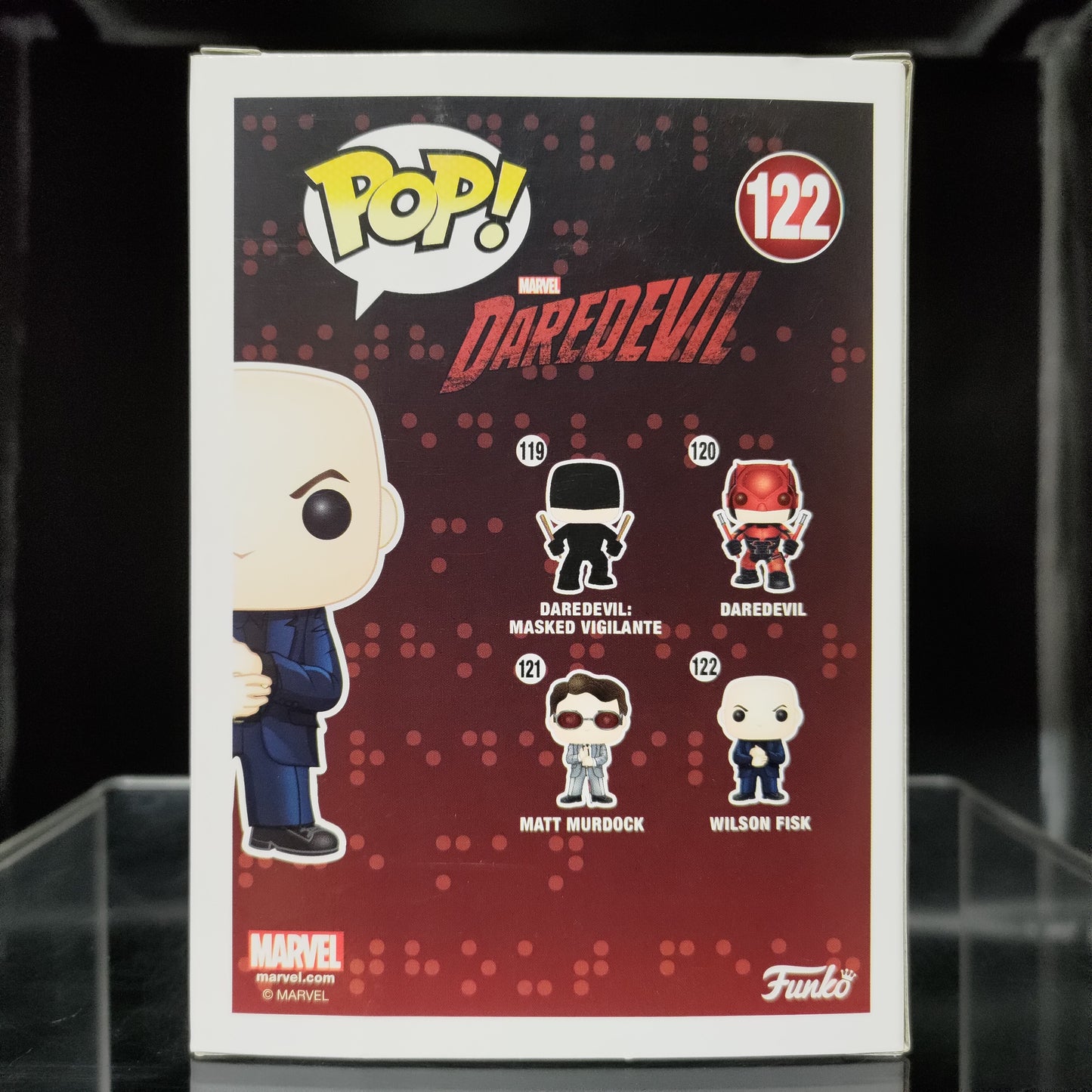 FUNKO POP! Vinyl Bobble-Head Marvel RARE Daredevil #122 Wilson Fisk [VAULTED]