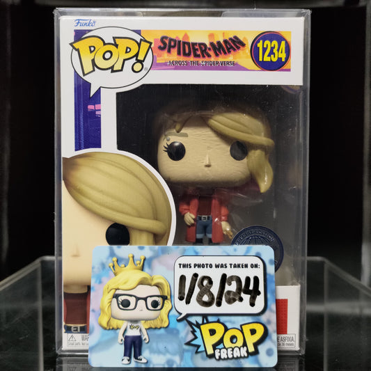 FUNKO POP! Bobble-Head Marvel RARE Spider-Man Across The Spiderverse #1234 Gwen Stacy (Across the Spider-Verse) [Funko Special Edition] [VAULTED]