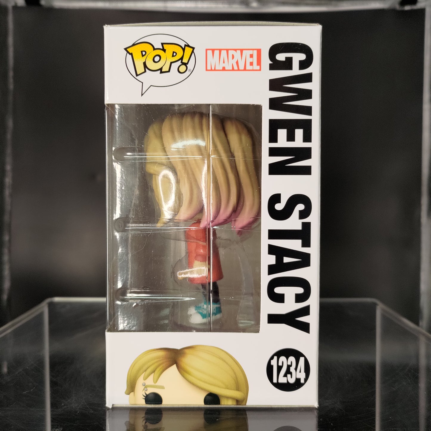 FUNKO POP! Bobble-Head Marvel RARE Spider-Man Across The Spiderverse #1234 Gwen Stacy (Across the Spider-Verse) [Funko Special Edition] [VAULTED]