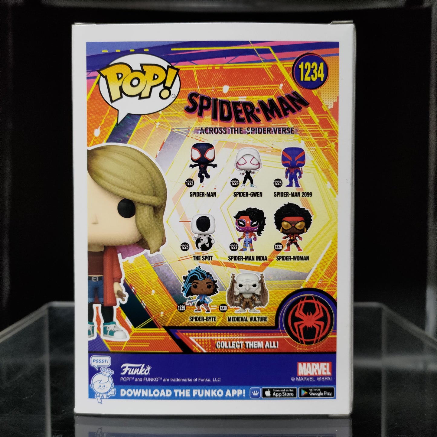 FUNKO POP! Bobble-Head Marvel RARE Spider-Man Across The Spiderverse #1234 Gwen Stacy (Across the Spider-Verse) [Funko Special Edition] [VAULTED]