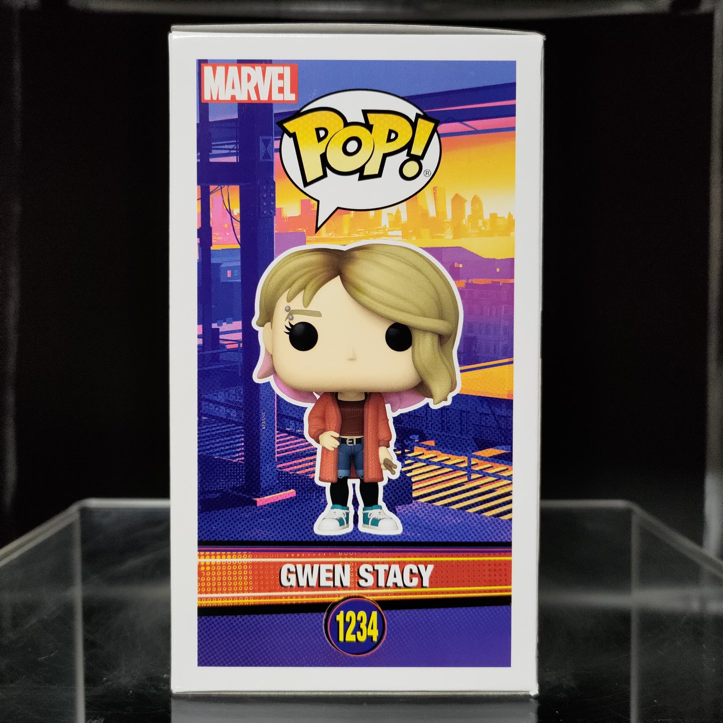 FUNKO POP! Bobble-Head Marvel RARE Spider-Man Across The Spiderverse #1234 Gwen Stacy (Across the Spider-Verse) [Funko Special Edition] [VAULTED]