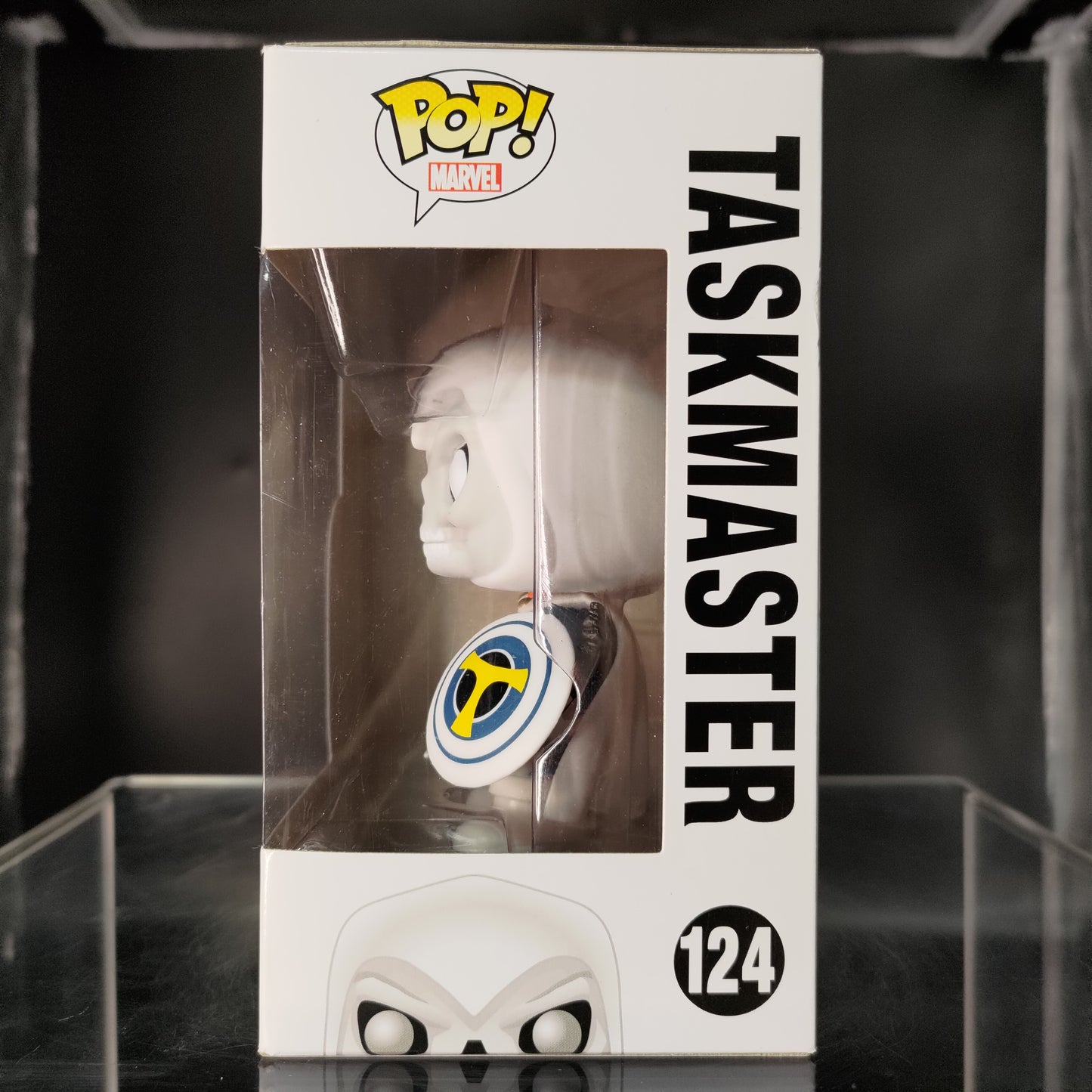 FUNKO POP! Vinyl Bobble-Head Marvel RARE #124 Taskmaster [Walgreens (Stickerless)] [VAULTED]