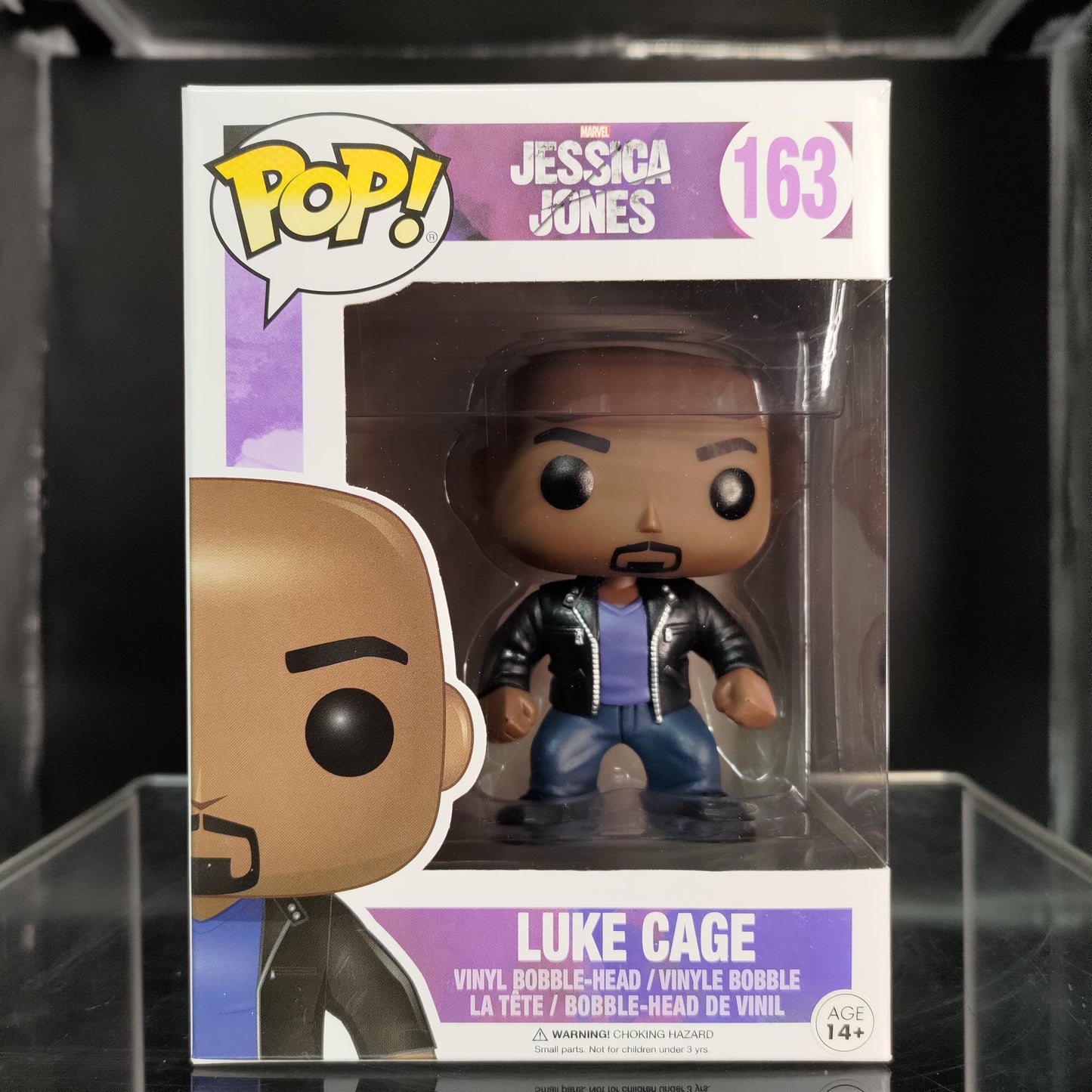 FUNKO POP! Vinyl Bobble-Head Marvel RARE Jessica Jones #163 Luke Cage (Jessica Jones) [VAULTED]