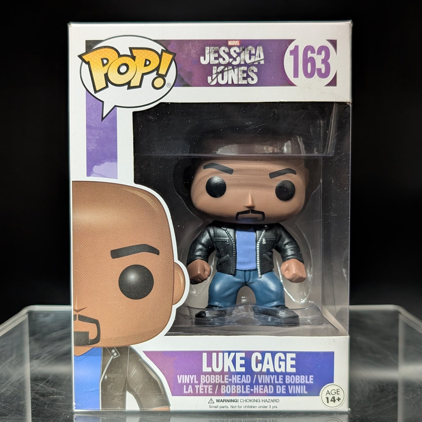 FUNKO POP! Vinyl Bobble-Head Marvel RARE Jessica Jones #163 Luke Cage (Jessica Jones) [VAULTED]