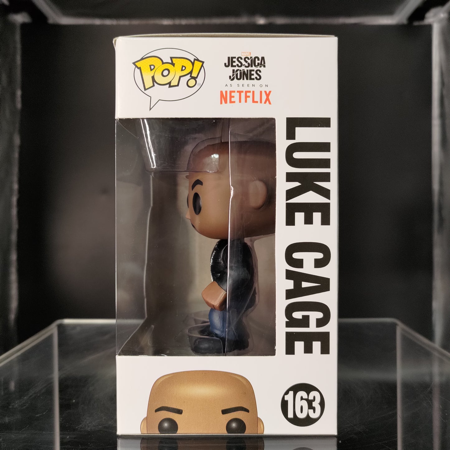 FUNKO POP! Vinyl Bobble-Head Marvel RARE Jessica Jones #163 Luke Cage (Jessica Jones) [VAULTED]