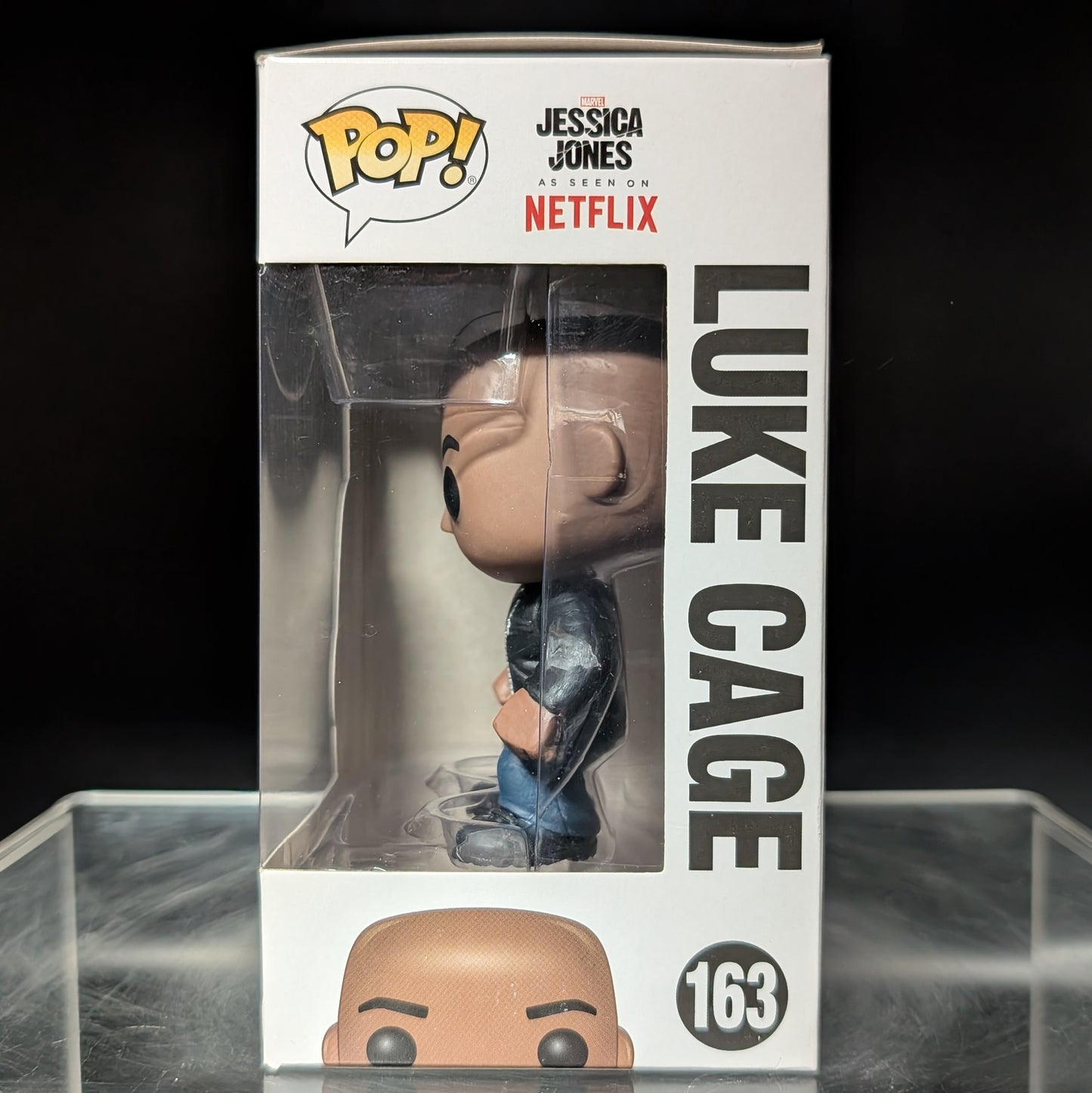 FUNKO POP! Vinyl Bobble-Head Marvel RARE Jessica Jones #163 Luke Cage (Jessica Jones) [VAULTED]