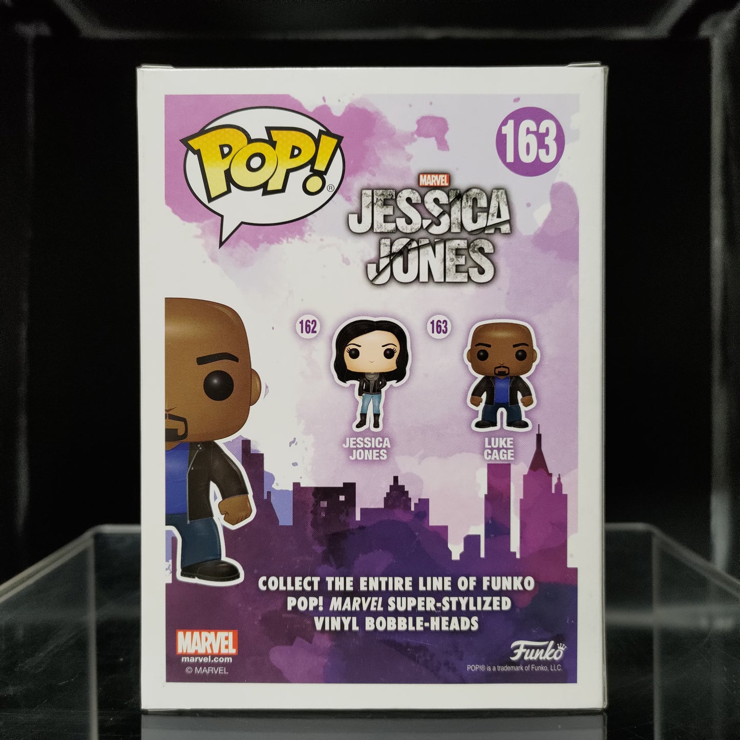 FUNKO POP! Vinyl Bobble-Head Marvel RARE Jessica Jones #163 Luke Cage (Jessica Jones) [VAULTED]