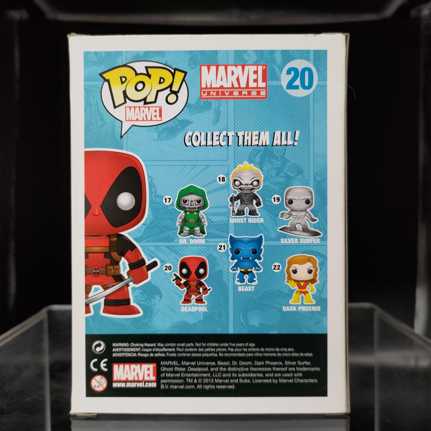 FUNKO POP! Vinyl Marvel RARE Marvel Universe #20 Deadpool (Red) [VAULTED]