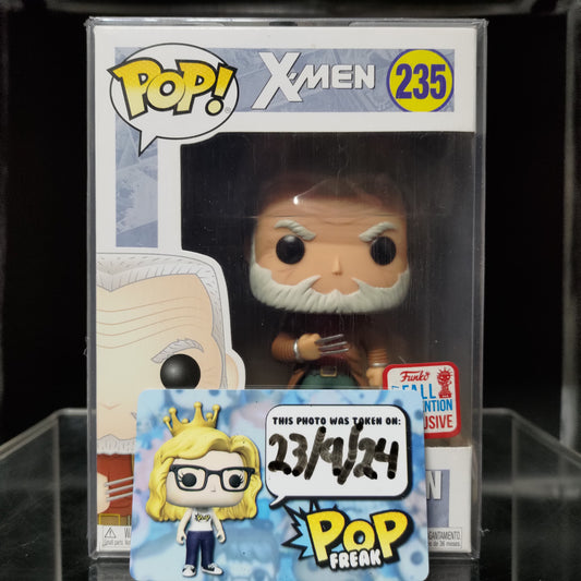 FUNKO POP! Vinyl Bobble-Head RARE X-Men #235 Old Man Logan [Fall Convention] [VAULTED]