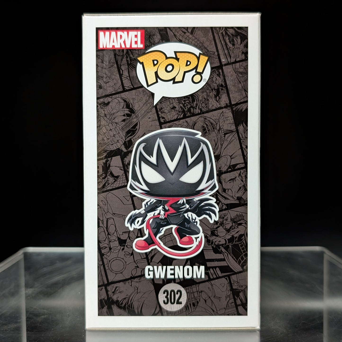FUNKO POP! Vinyl Bobble-Head Marvel RARE #302 Gwenom [VAULTED]