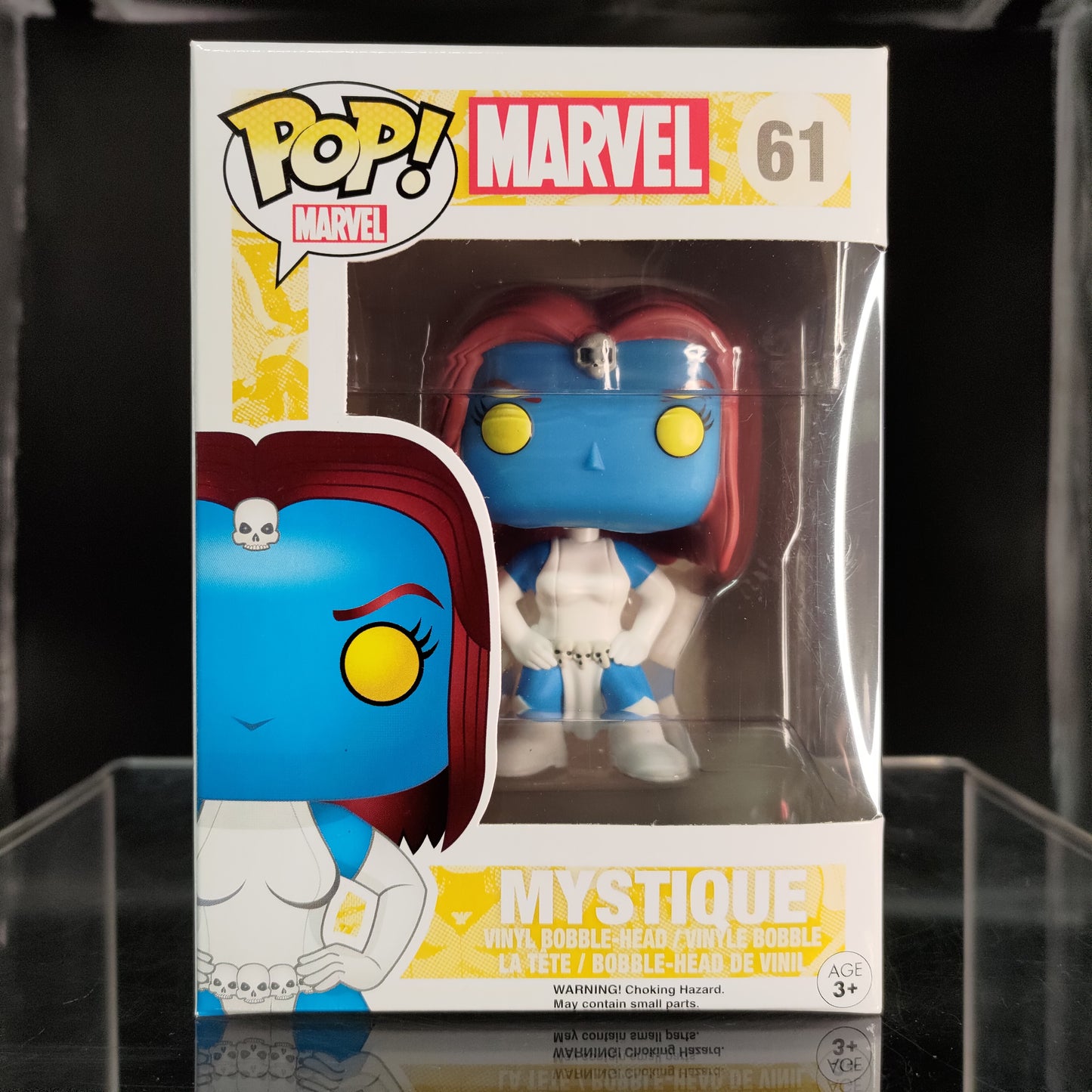 FUNKO POP! Vinyl Bobble-Head RARE Marvel #61 Mystique [VAULTED]