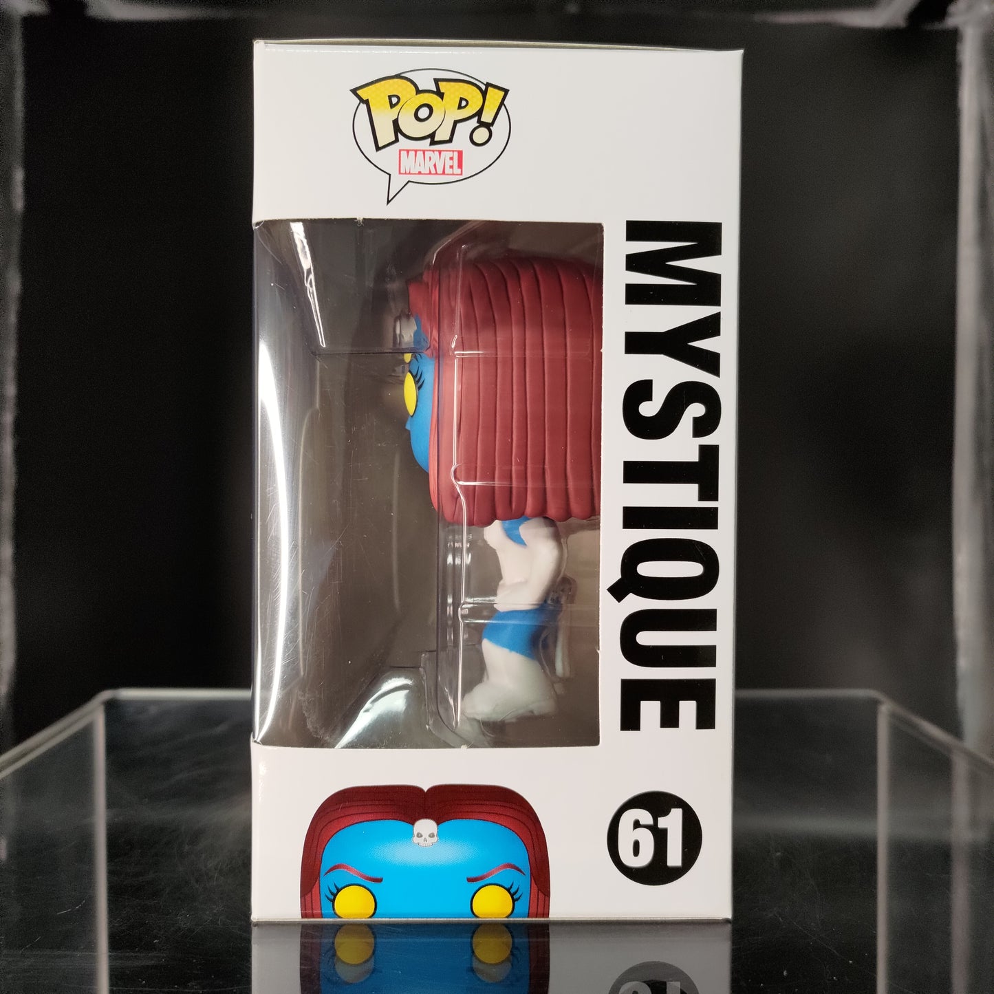 FUNKO POP! Vinyl Bobble-Head RARE Marvel #61 Mystique [VAULTED]