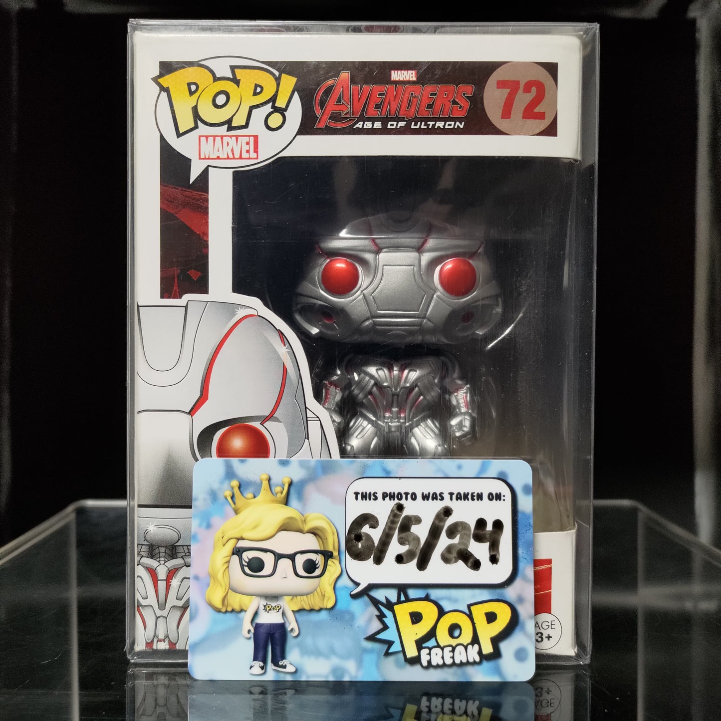 FUNKO POP! Vinyl Bobble-Head Marvel RARE Avengers Age Of Ultron #72 Ultron [VAULTED]