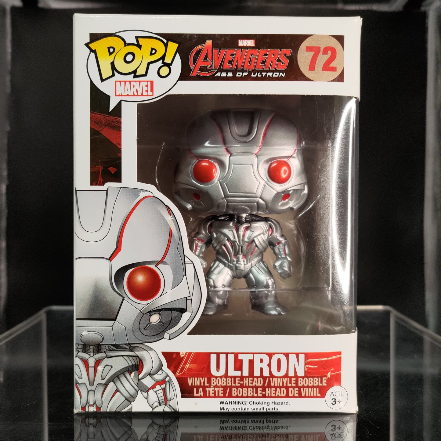 FUNKO POP! Vinyl Bobble-Head Marvel RARE Avengers Age Of Ultron #72 Ultron [VAULTED]