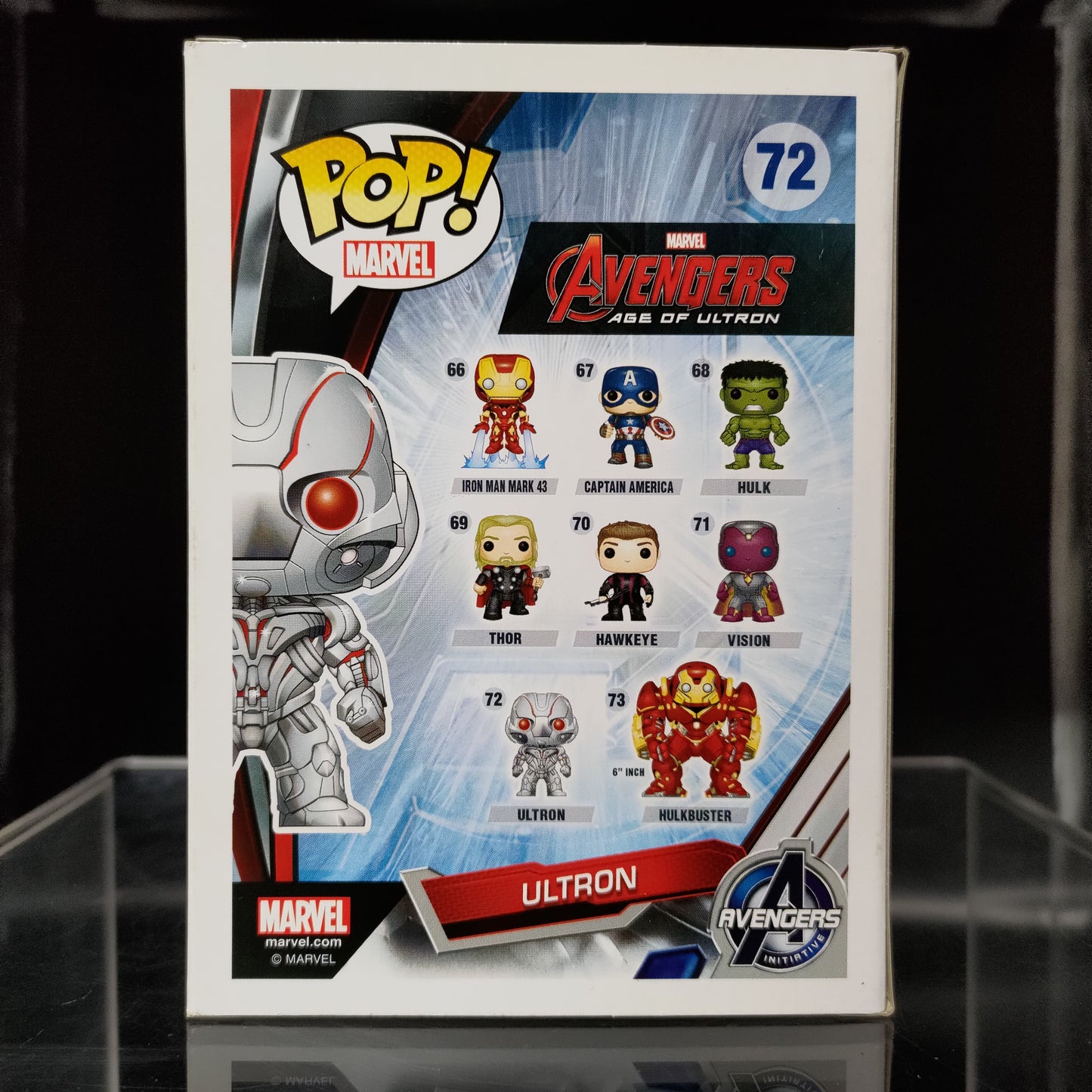 FUNKO POP! Vinyl Bobble-Head Marvel RARE Avengers Age Of Ultron #72 Ultron [VAULTED]