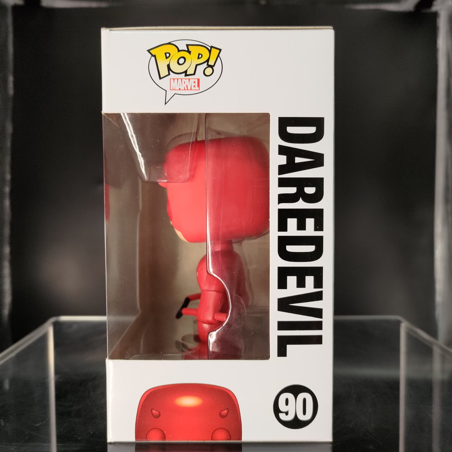 FUNKO POP! Vinyl Marvel RARE #90 Daredevil (Red) [Hot Topic (Stickeless)] [VAULTED]