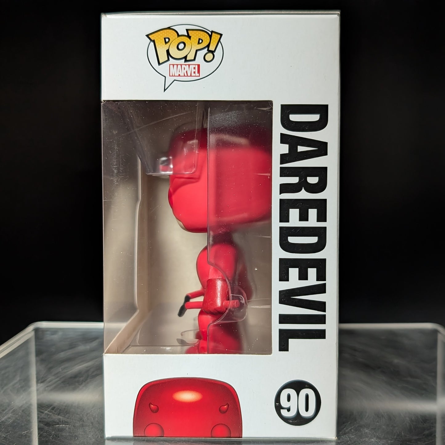 FUNKO POP! Vinyl Marvel RARE #90 Daredevil (Red) [Hot Topic (Stickeless)] [VAULTED]