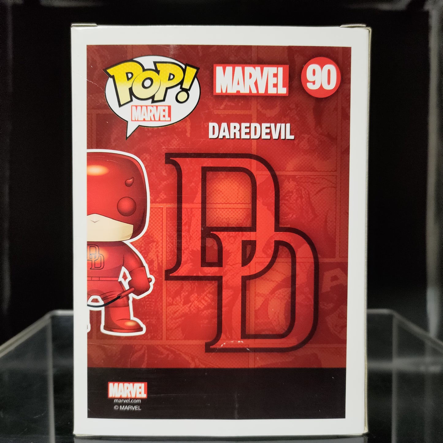 FUNKO POP! Vinyl Marvel RARE #90 Daredevil (Red) [Hot Topic (Stickeless)] [VAULTED]