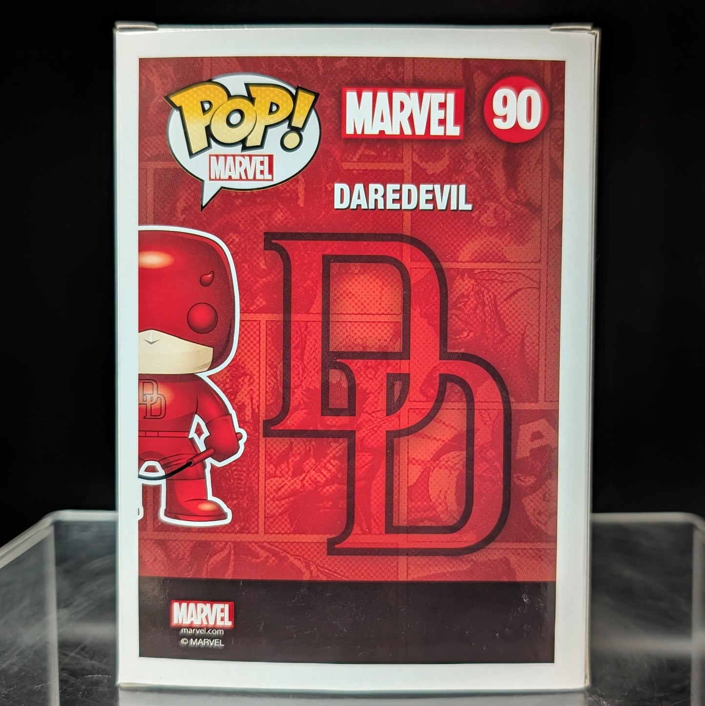 FUNKO POP! Vinyl Marvel RARE #90 Daredevil (Red) [Hot Topic (Stickeless)] [VAULTED]