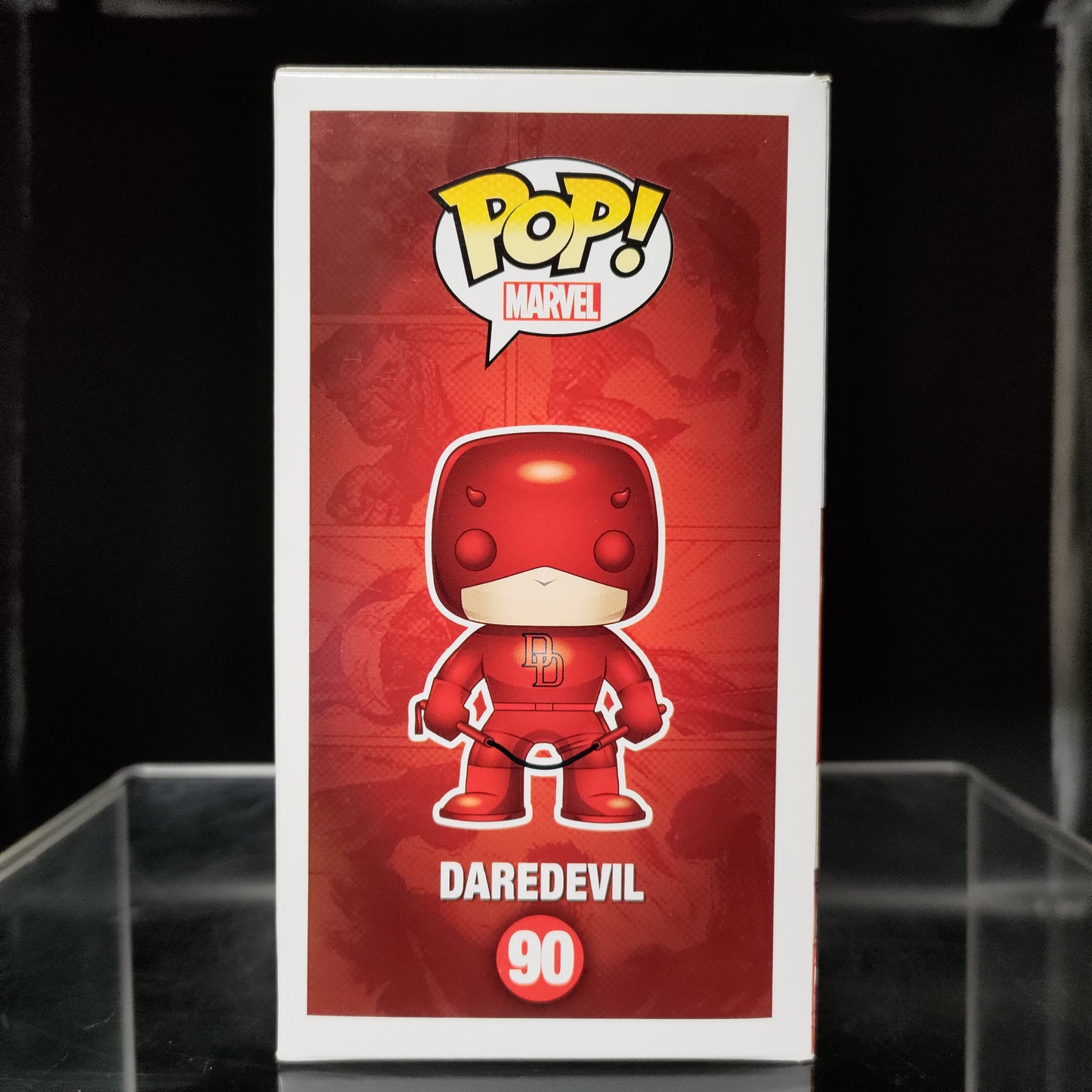 FUNKO POP! Vinyl Marvel RARE #90 Daredevil (Red) [Hot Topic (Stickeless)] [VAULTED]