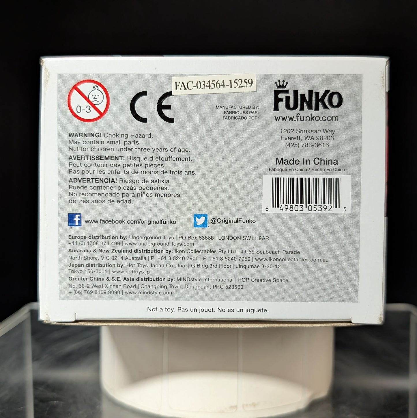 FUNKO POP! Vinyl Marvel RARE #90 Daredevil (Red) [Hot Topic (Stickeless)] [VAULTED]