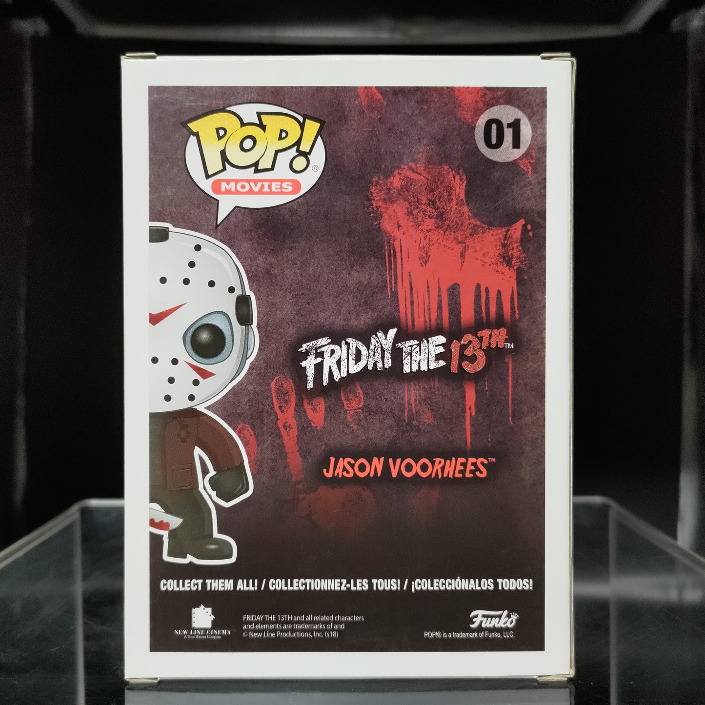 FUNKO POP! Vinyl Movies RARE Friday The 13th #01 Jason Voorhees (GITD) (3 Languages) [Chase] [VAULTED]