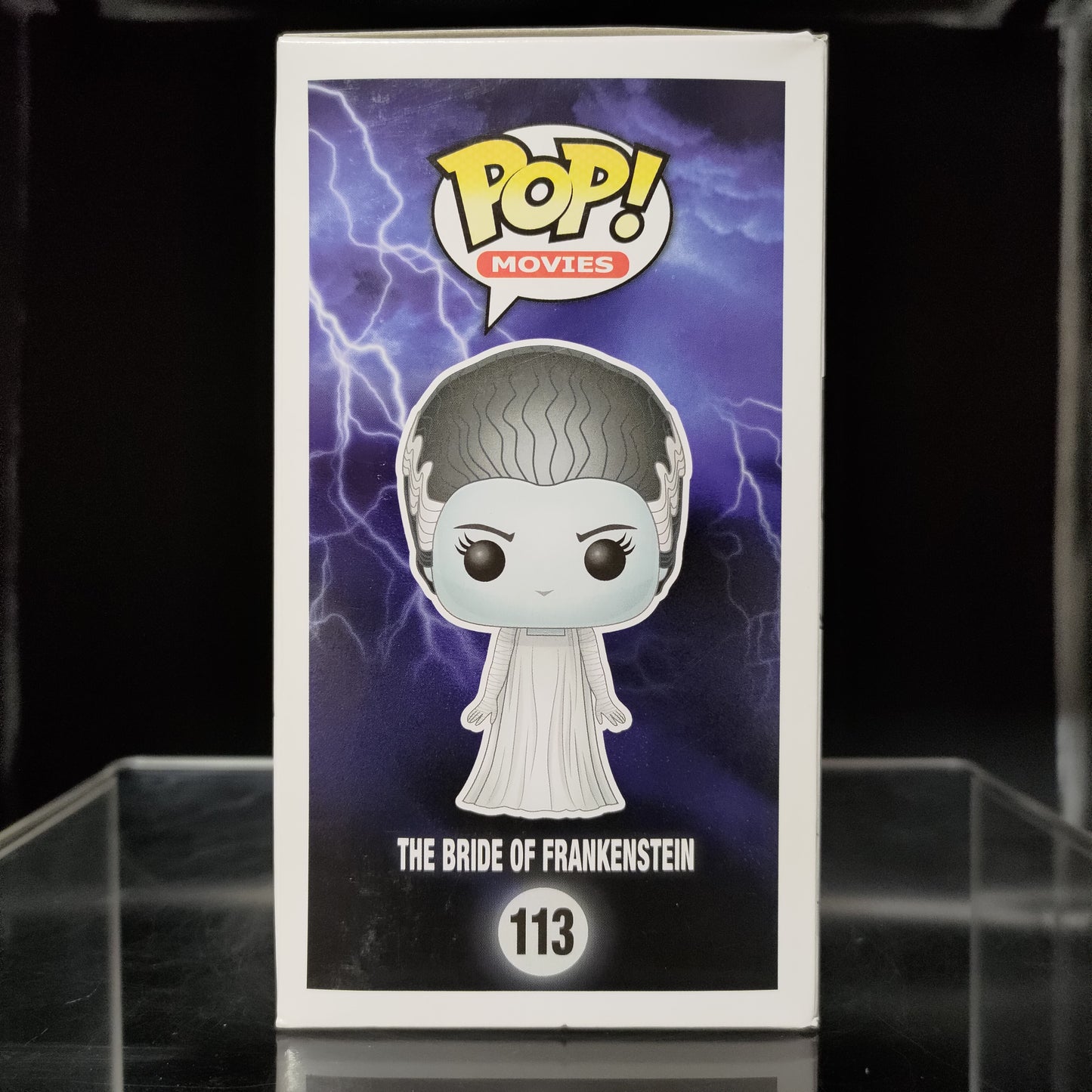 FUNKO POP! Vinyl Movies RARE Monsters #113 The Bride of Frankenstein (GITD) [Hot Topic (Stickerless)] [VAULTED]