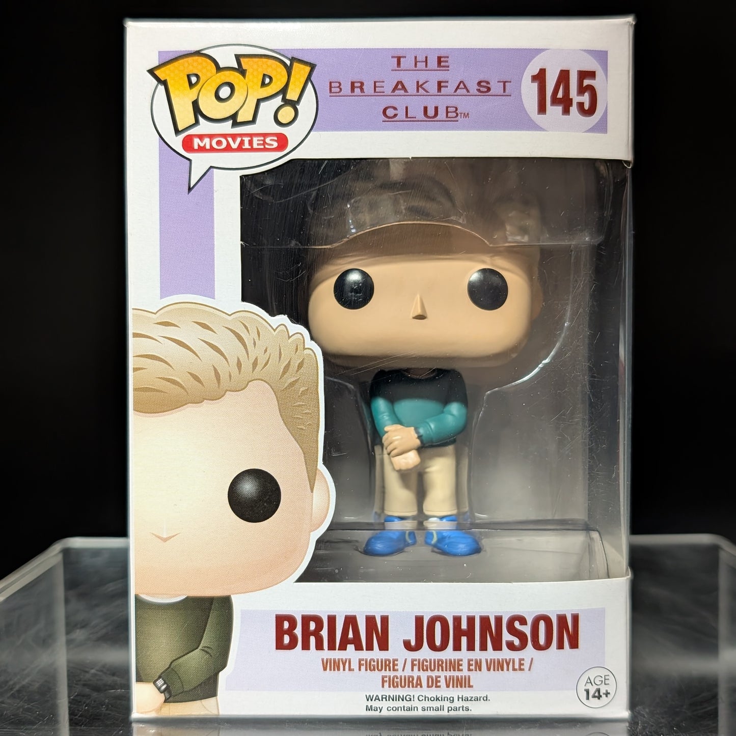 FUNKO POP! Vinyl Movies RARE The Breakfast Club #145 Brian Johnson [VAULTED]