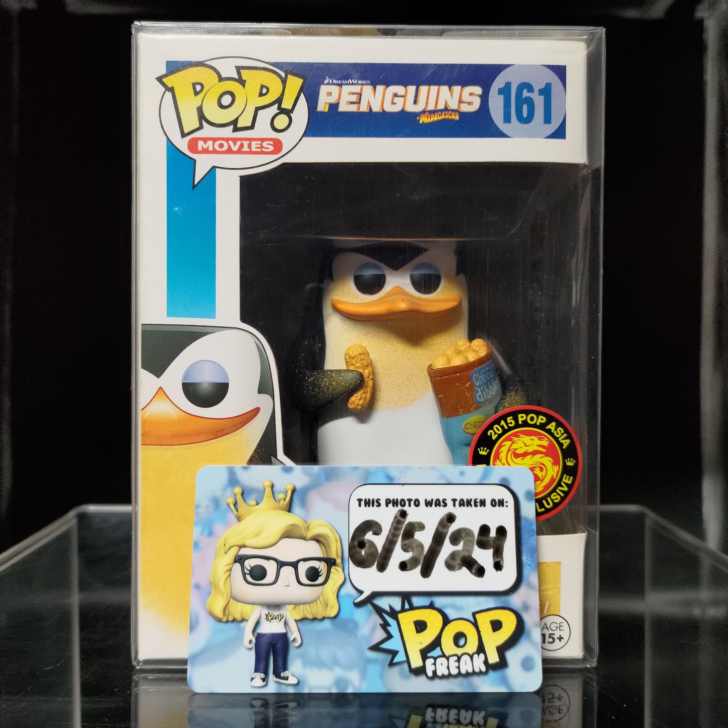 FUNKO POP! Vinyl Movies RARE Penguins #161 Skipper (Cheesy) [Summer Convention] [VAULTED]