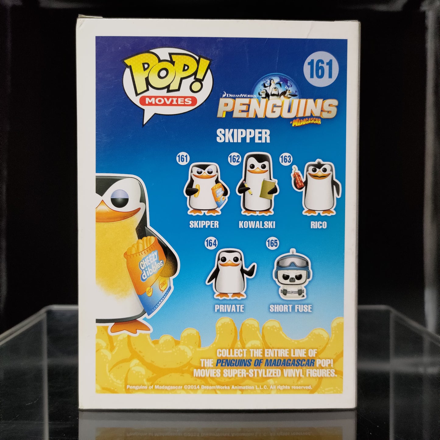 FUNKO POP! Vinyl Movies RARE Penguins #161 Skipper (Cheesy) [Summer Convention] [VAULTED]