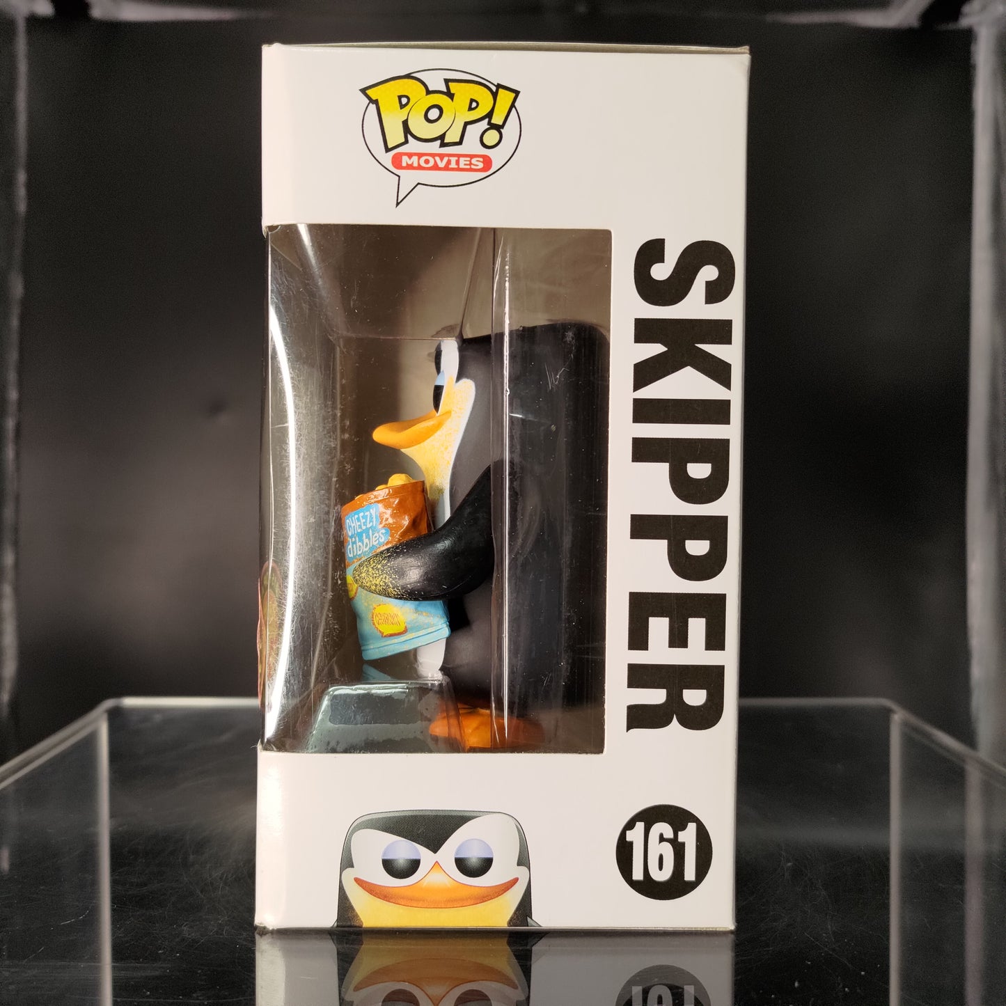 FUNKO POP! Vinyl Movies RARE Penguins #161 Skipper (Cheesy) [Summer Convention] [VAULTED]