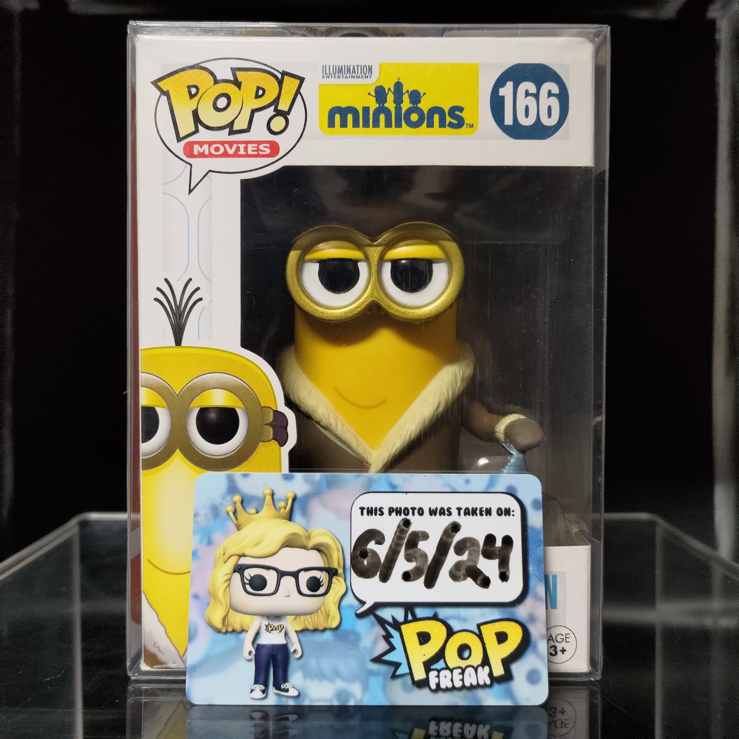 FUNKO POP! Vinyl Movies RARE Minions #166 Bored Silly Kevin [VAULTED]