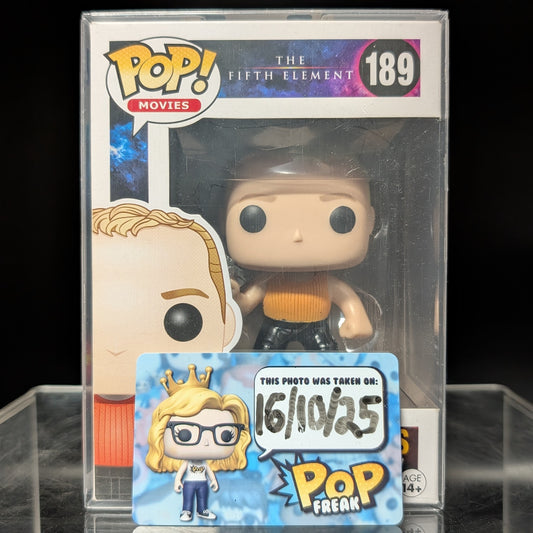 FUNKO POP! Vinyl Movies RARE The Fifth Element #189 Korben Dallas [VAULTED]