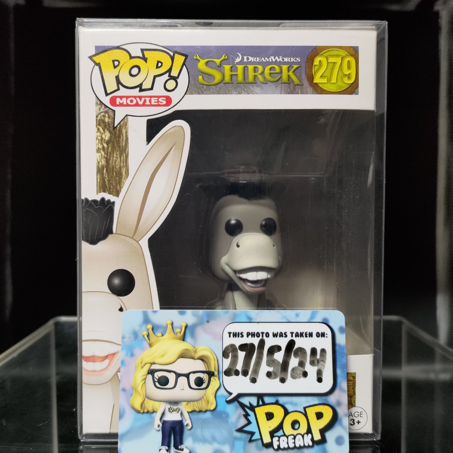 FUNKO POP! Vinyl Movies RARE Shrek #279 Donkey [VAULTED]