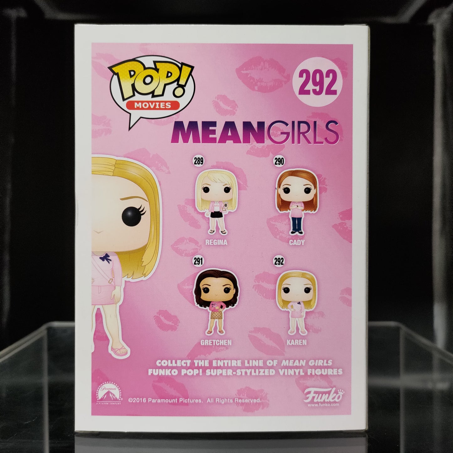 FUNKO POP! Vinyl Movies RARE Mean Girls #292 Karen [VAULTED]