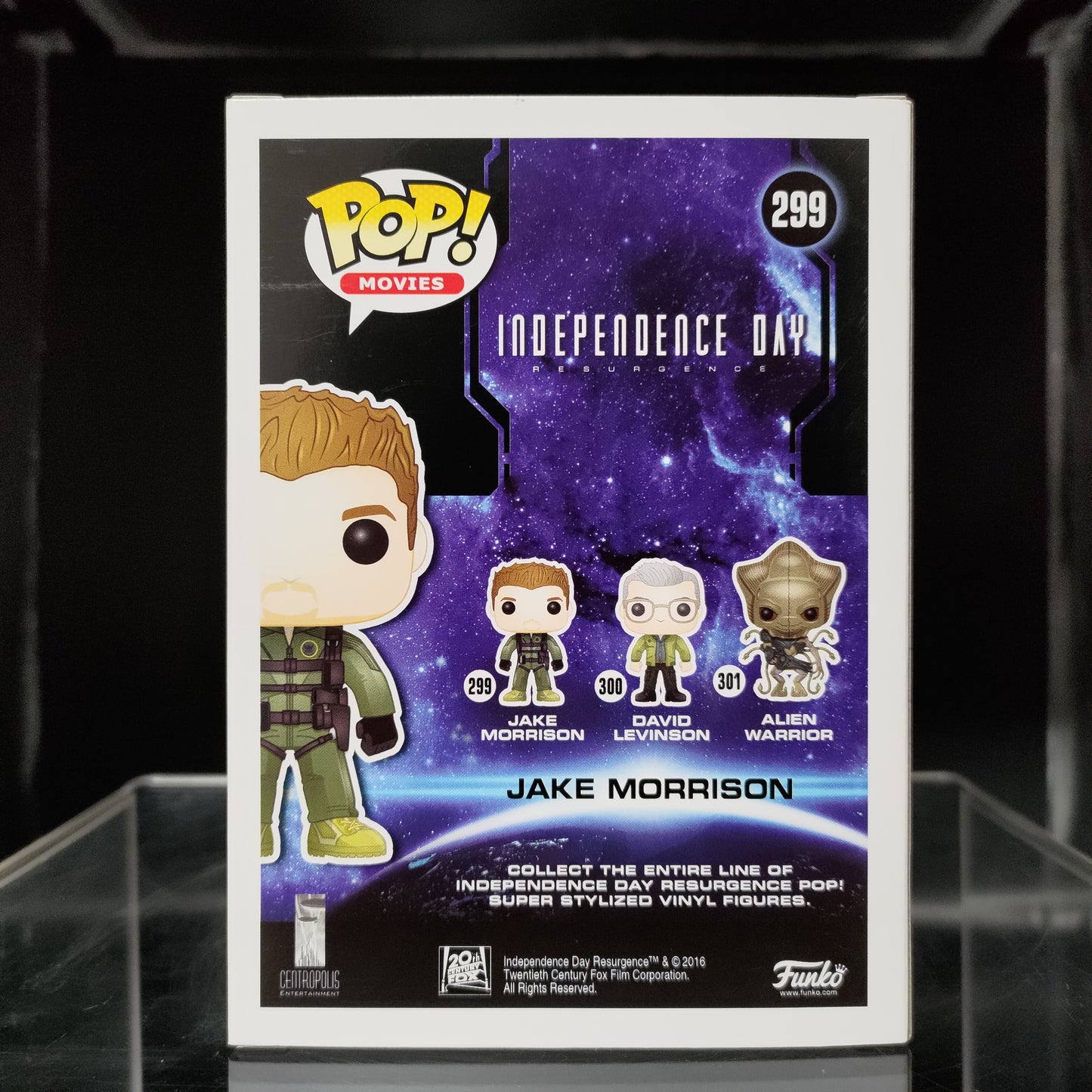 FUNKO POP! Vinyl Movies RARE Independence Day #299 Jake Morrison [VAULTED]