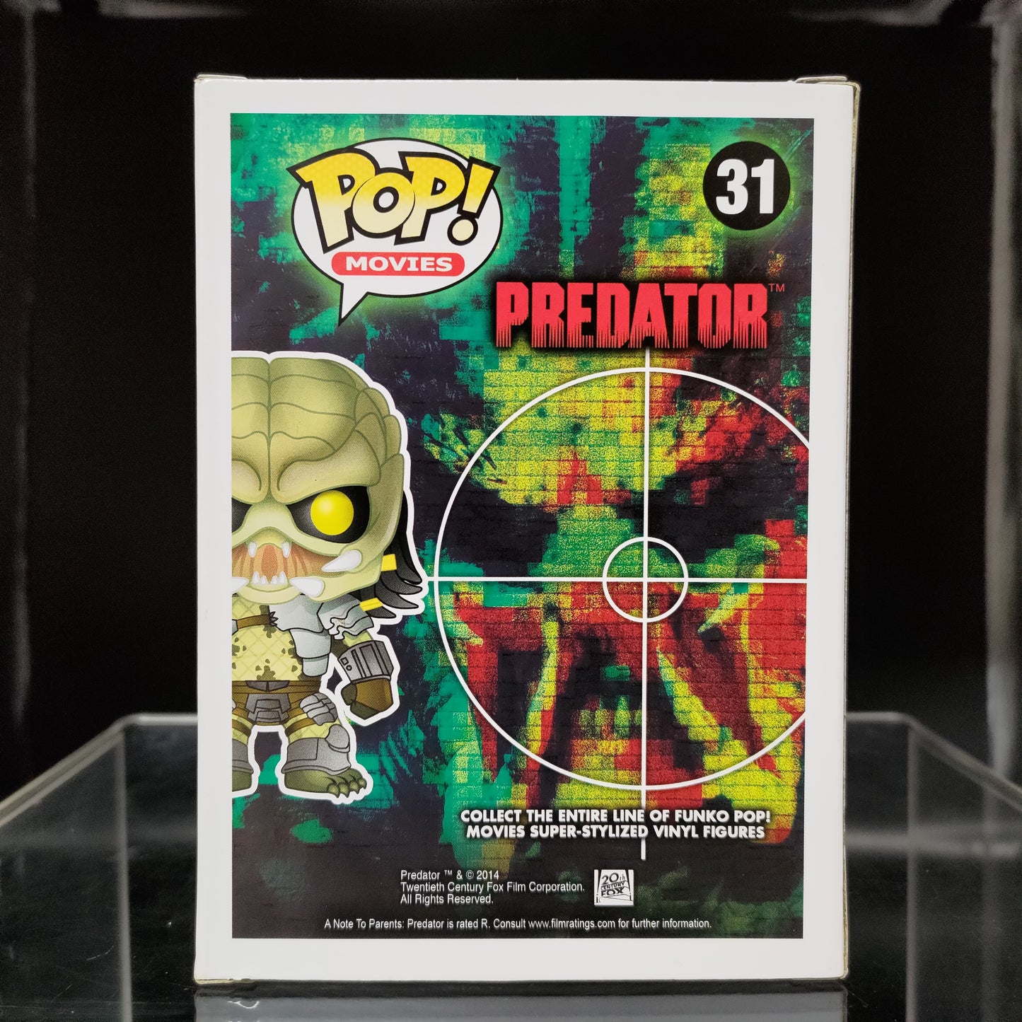 FUNKO POP! Vinyl Movies RARE Predator #31 Predator (Cloaked - Bloody) [Hot Topic] [VAULTED]