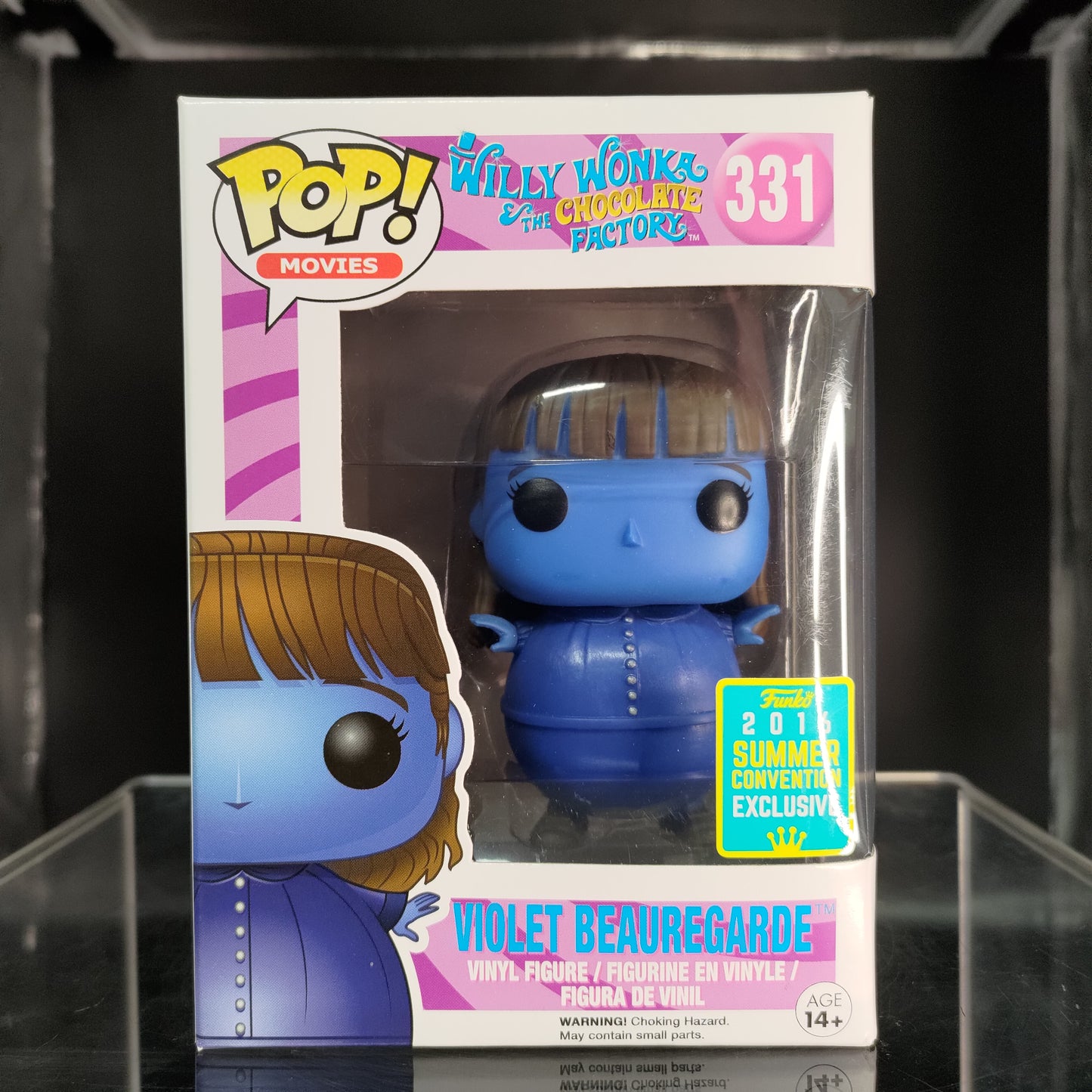 FUNKO POP! Vinyl Movies RARE Willy Wonka & The Chocolate Factory #331 Violet Beauregarde [Summer Convention] [VAULTED]