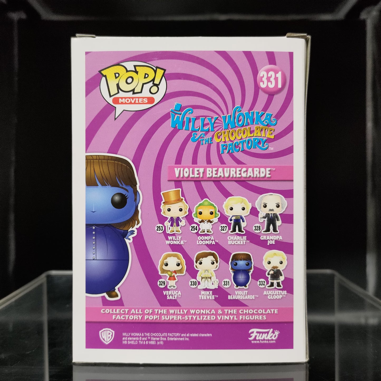 FUNKO POP! Vinyl Movies RARE Willy Wonka & The Chocolate Factory #331 Violet Beauregarde [Summer Convention] [VAULTED]