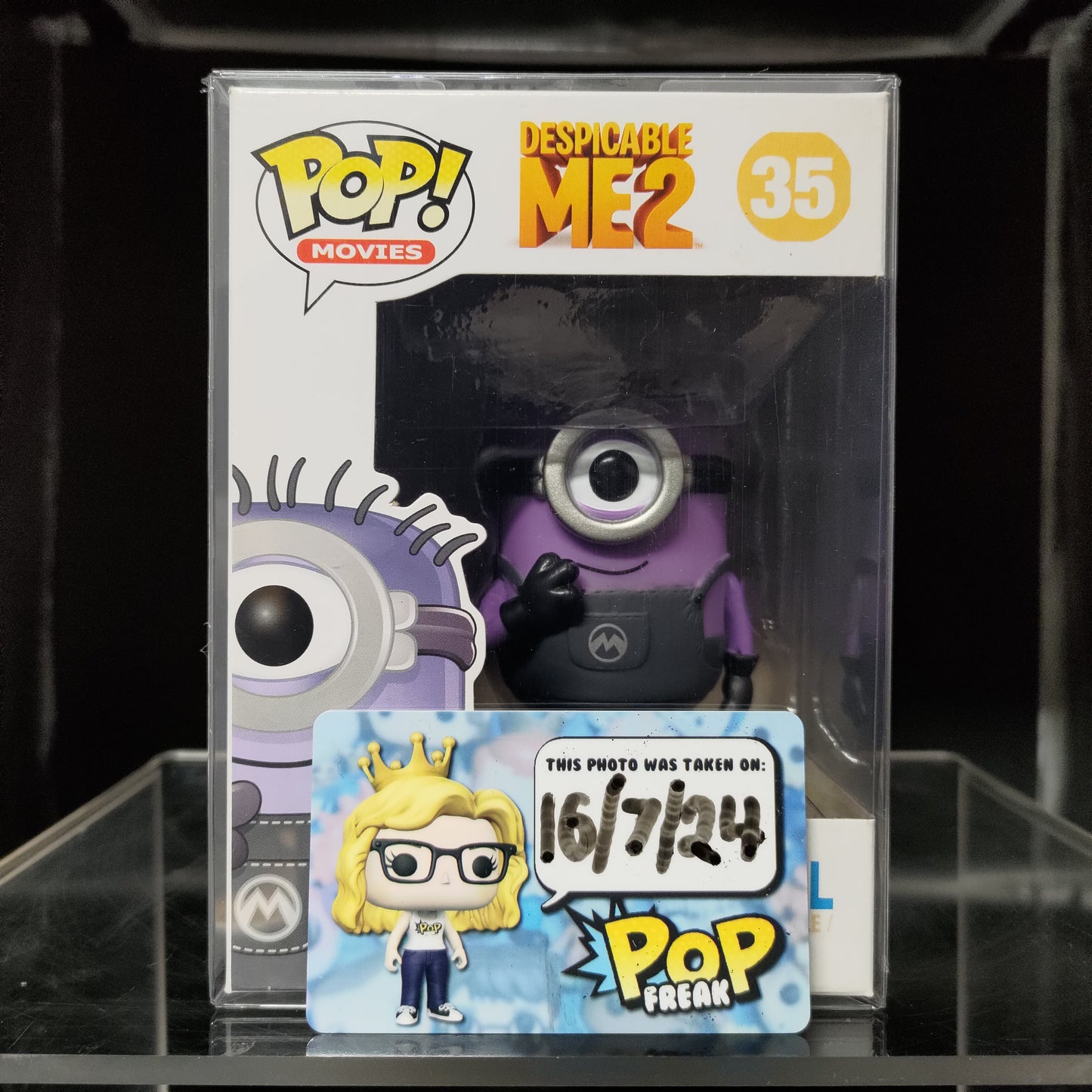 FUNKO POP! Vinyl RARE Despicable Me 2 #35 Purple Carl [Summer Convention (Stickerless)] [VAULTED]