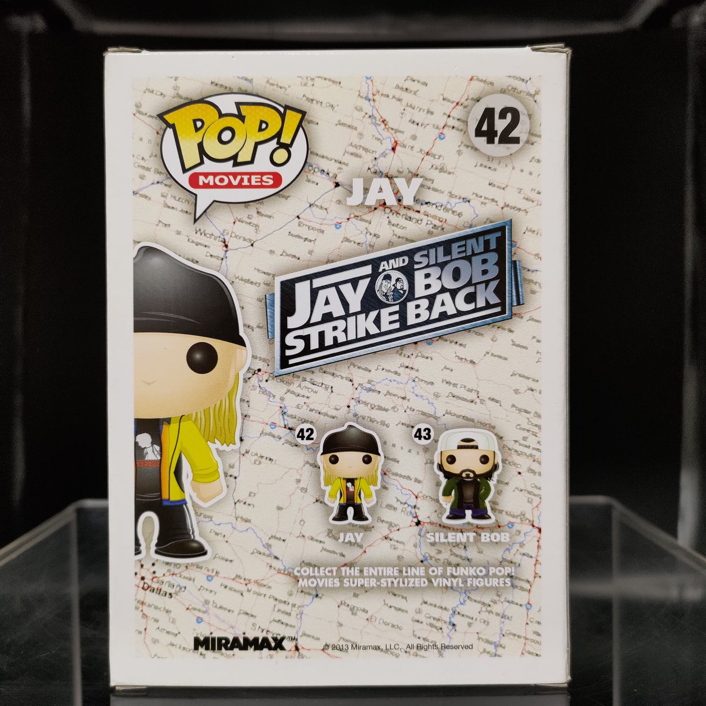 FUNKO POP! Vinyl Movies RARE Jay & Silent Bob Strikes Back #42 Jay [VAULTED]