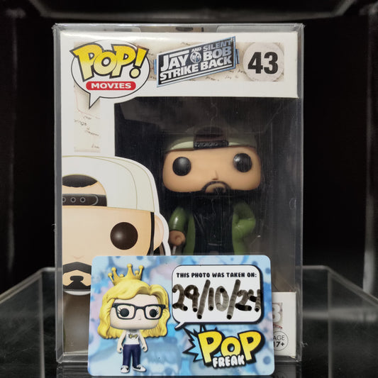 FUNKO POP! Vinyl Movies RARE Jay & Silent Bob Strikes Back #43 Silent Bob [VAULTED]