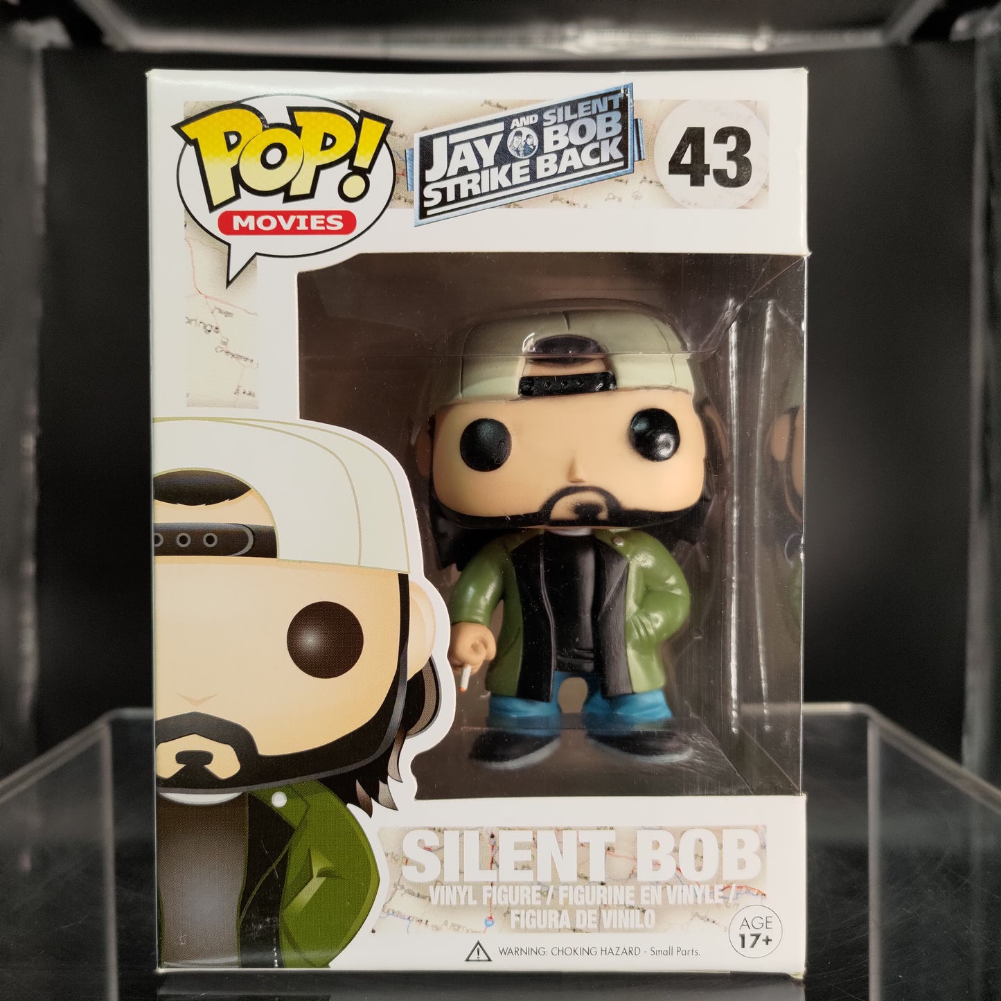 FUNKO POP! Vinyl Movies RARE Jay & Silent Bob Strikes Back #43 Silent Bob [VAULTED]