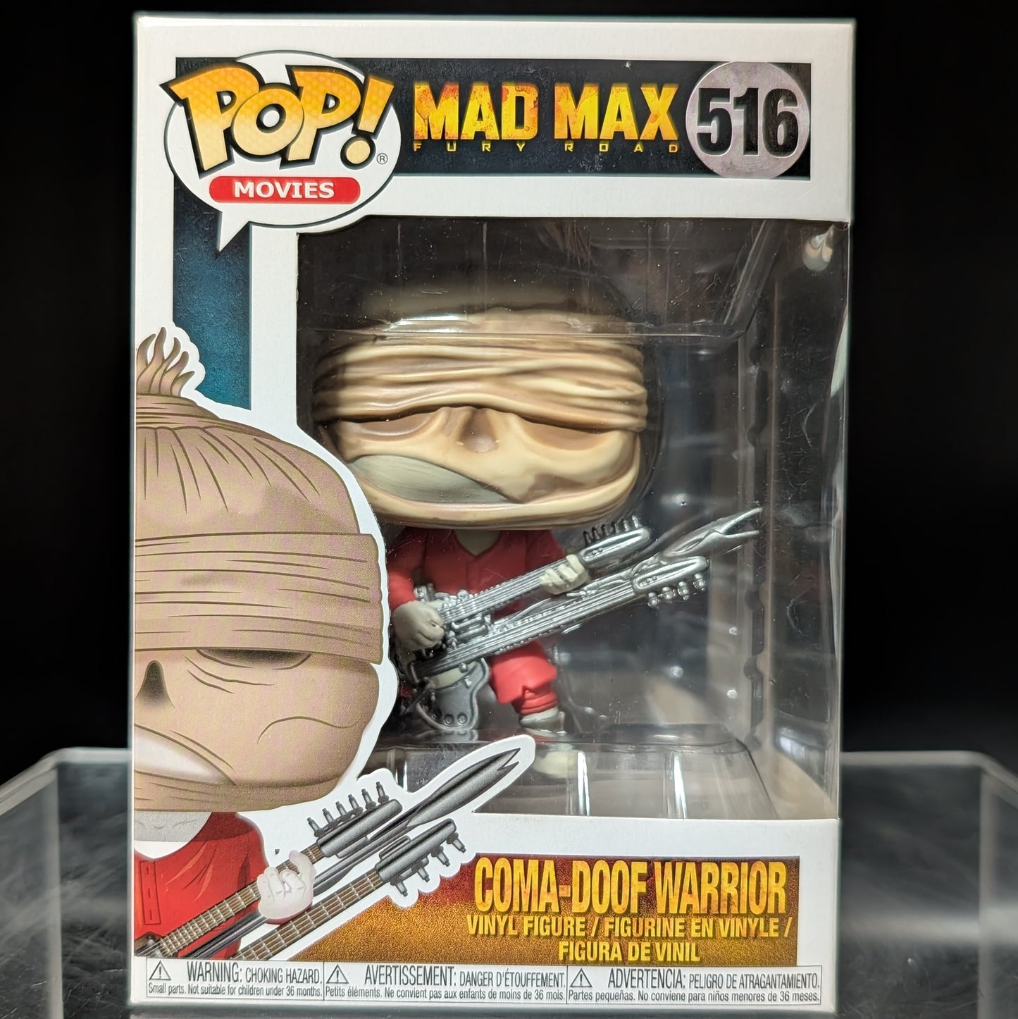 FUNKO POP! Vinyl Movies RARE Mad Max #516 Coma-Doof Warrior [VAULTED]