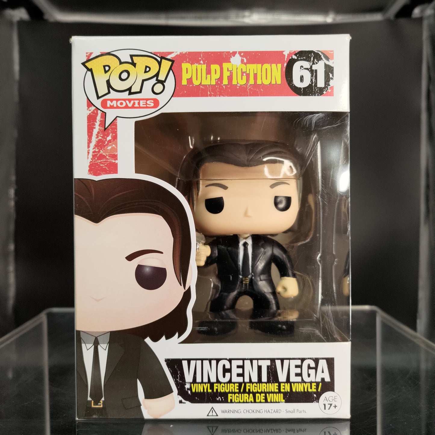 FUNKO POP! Vinyl Movies RARE Pulp Fiction #61 Vincent Vega [VAULTED]