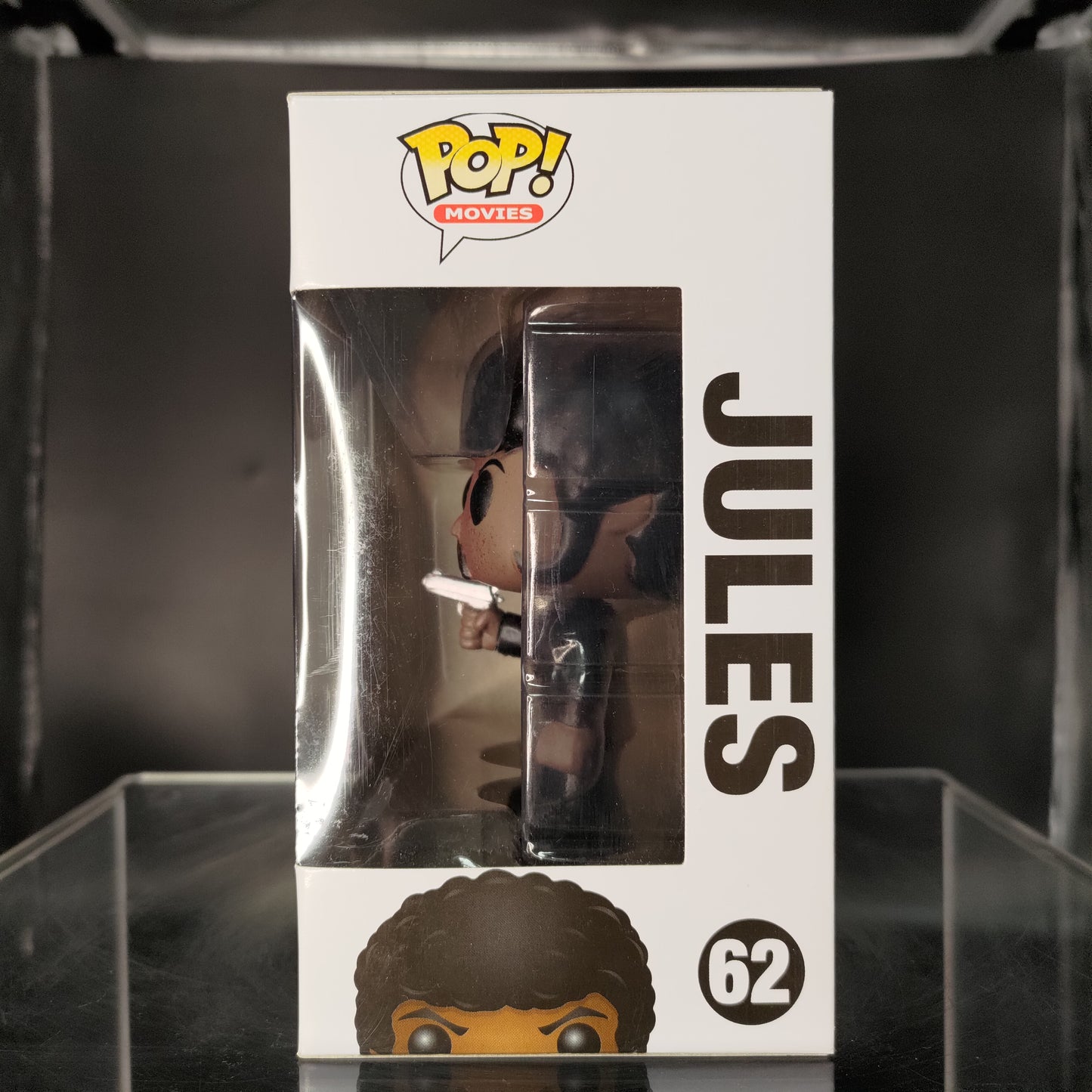 FUNKO POP! Vinyl Movies RARE Pulp Fiction #62 Jules (Bloody) [SDCC (Stickerless)] [VAULTED]