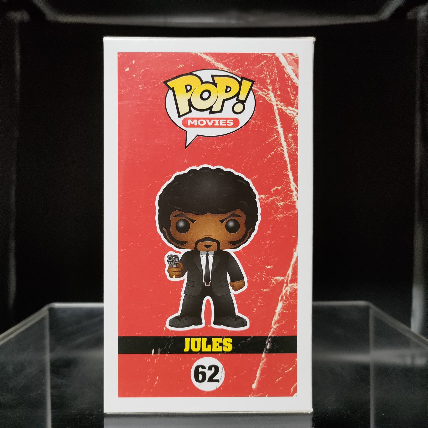 FUNKO POP! Vinyl Movies RARE Pulp Fiction #62 Jules (Bloody) [SDCC (Stickerless)] [VAULTED]