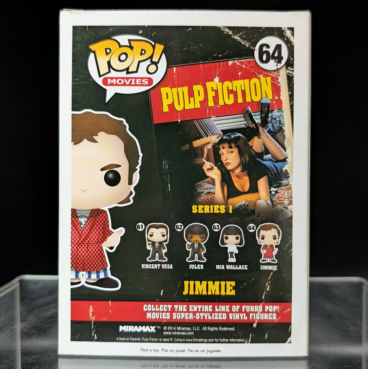 FUNKO POP! Vinyl Movies RARE Pulp Fiction #64 Jimmie [VAULTED]