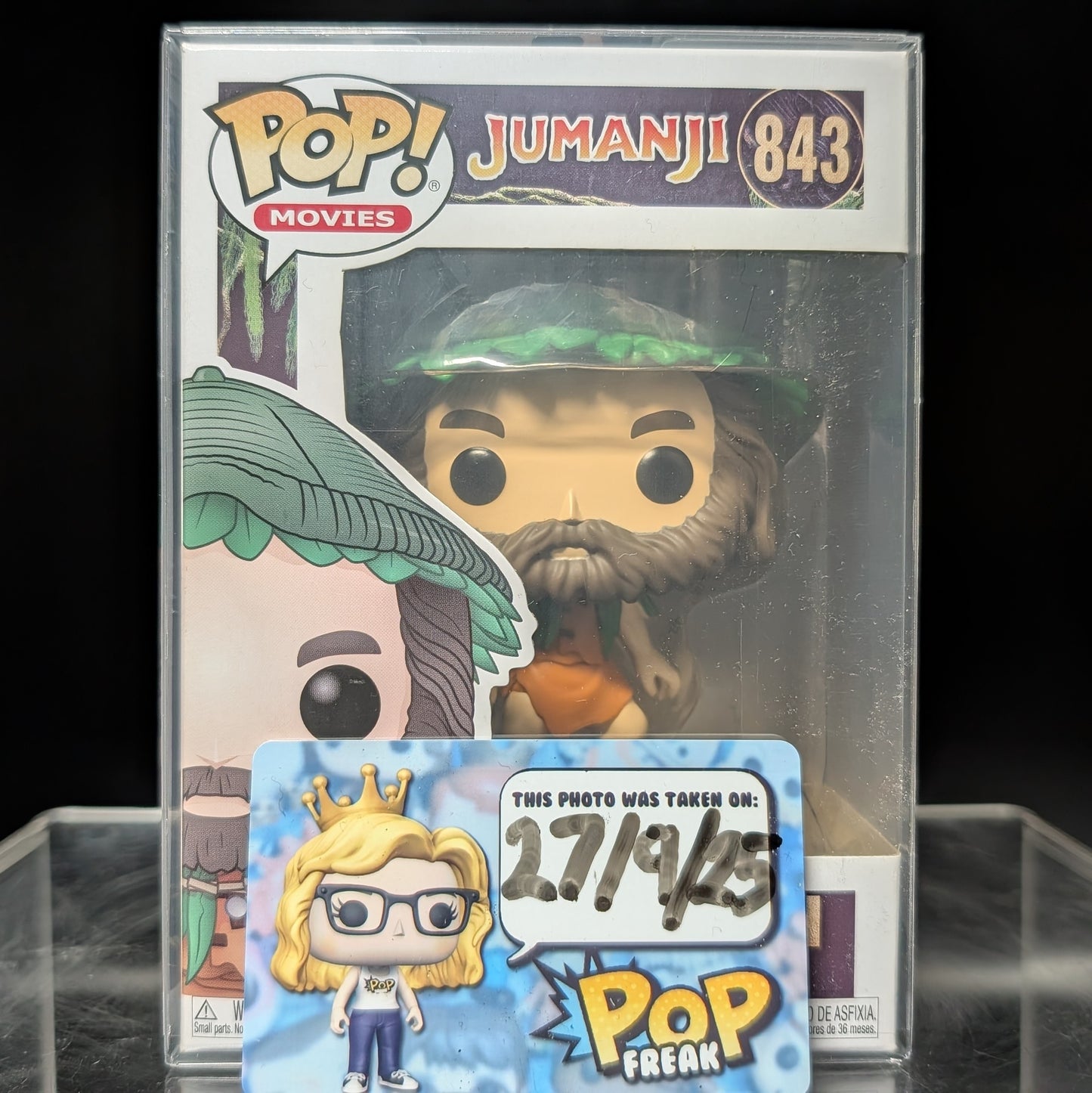 FUNKO POP! Vinyl Movies RARE Jumanji #843 Alan Parrish [VAULTED]